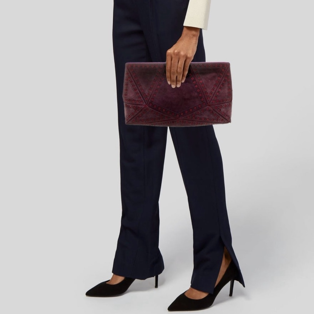 ROGER VIVIER SUEDE CLUTCH